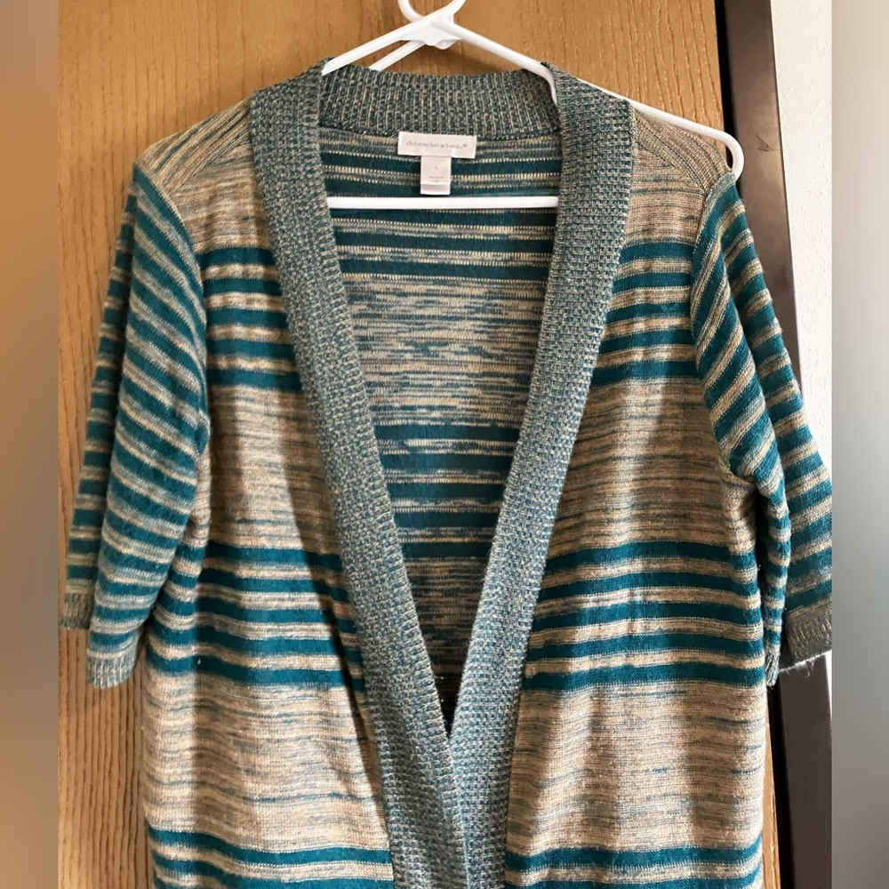 Large Christopher Banks 3/4 sleeved sweater